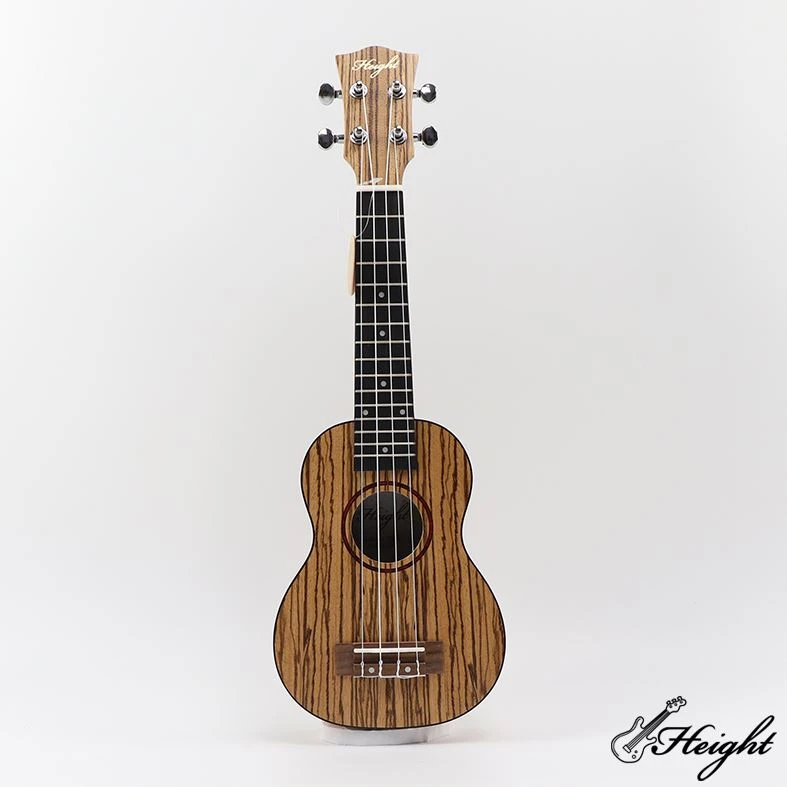 soprano zebra wood ukulele
