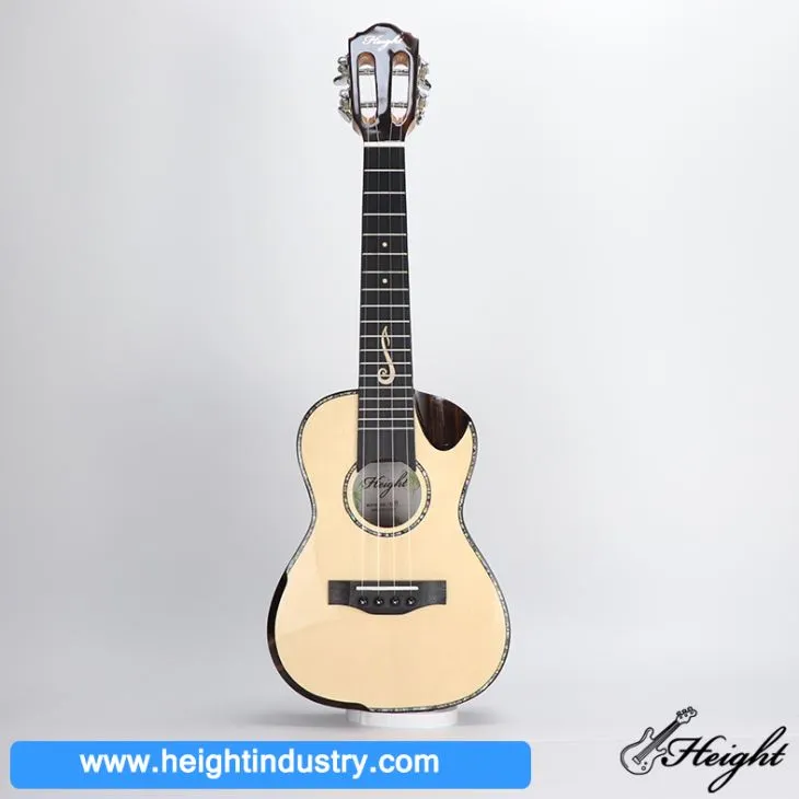 Polishing Concert Spruce Ukulele