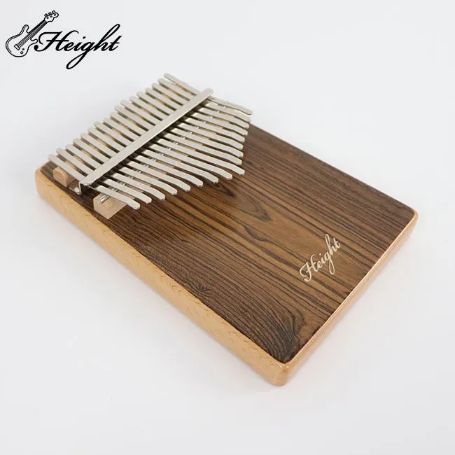 Piano Kalimba amb 17 tecles de fusta de noguera