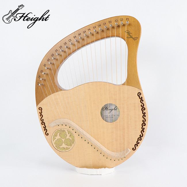 21 Cordes Lyre Harp Instrument Musical