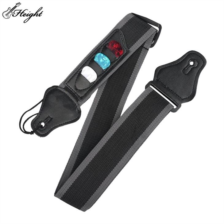 Corretja bàsica de cuir ajustable per guitarra