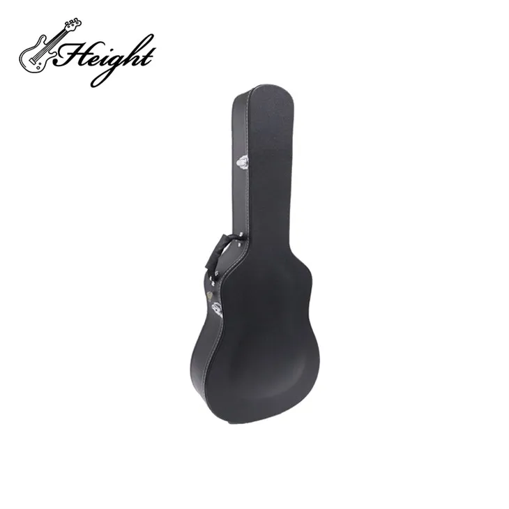 Estoig dur per guitarra de fusta contraxapada amb mànec d'escuma