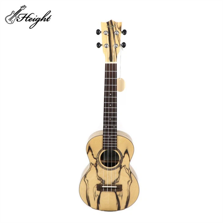 White Ebony Wood Fingerboard Ukulele