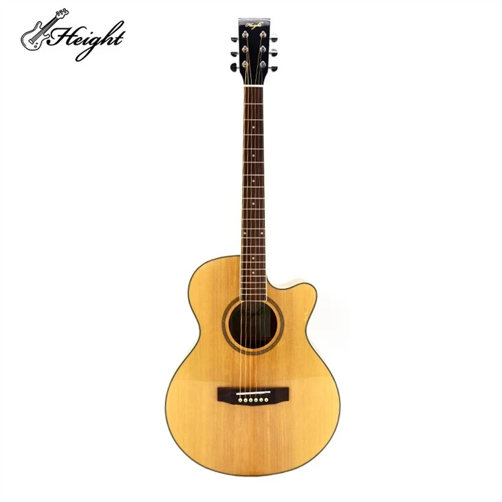 Guitarra GA d'avet de 40 polzades de fusta natural